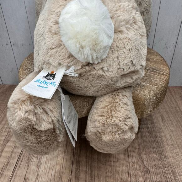 Jellycat Bashful Bunny Birthday Jellycat Beige Bunny Birthday NEW FAST SHIP - Picture 8 of 9